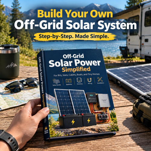 Off Grid Solar Power Simplified: For Rvs, Vans, Cabins, Boats and Tiny Homes