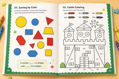 I'm On My Way to Kindergarten Summer Workbook – 200+ Learning Activities & Games for Kids Entering Kindergarten