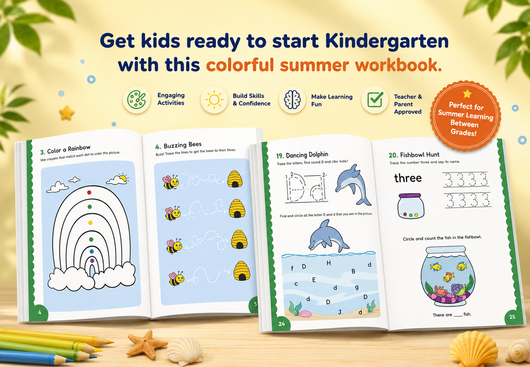 I'm On My Way to Kindergarten Summer Workbook – 200+ Learning Activities & Games for Kids Entering Kindergarten