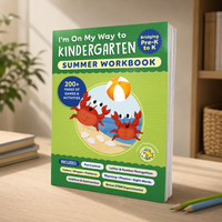 I'm On My Way to Kindergarten Summer Workbook – 200+ Learning Activities & Games for Kids Entering Kindergarten