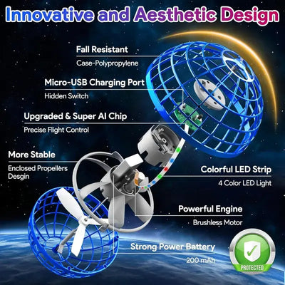 Cosmic Flying Orb Drone