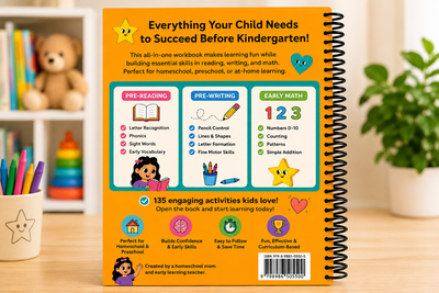 The Essential Homeschool Preschool and Pre-K Workbook