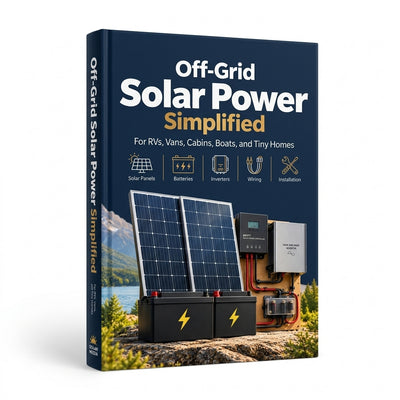 Off Grid Solar Power Simplified: For Rvs, Vans, Cabins, Boats and Tiny Homes