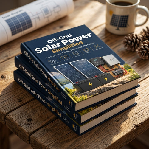 Off Grid Solar Power Simplified: For Rvs, Vans, Cabins, Boats and Tiny Homes